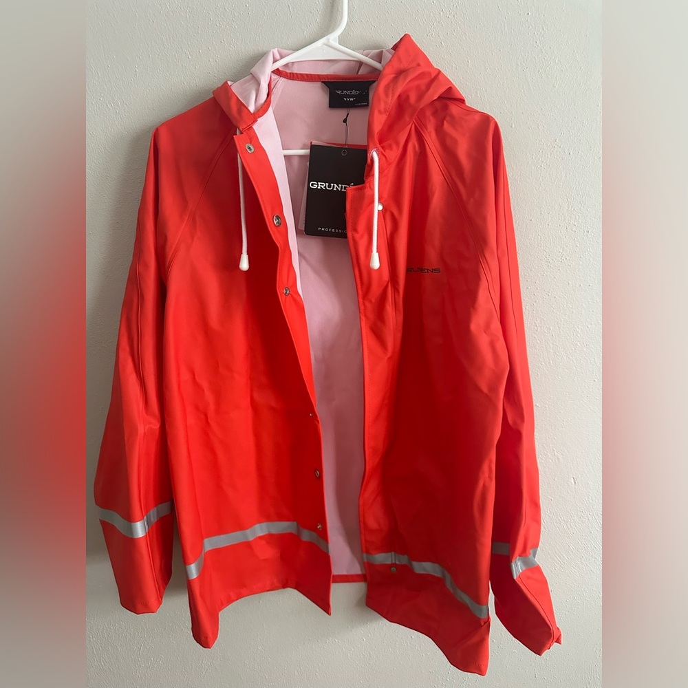 Grundens Zenith Jacket 282 Orange - 16 YRS - NWT